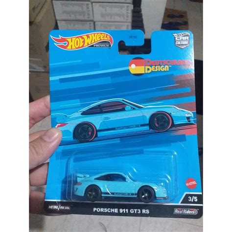 Jual Hot Wheels Deutschland Porsche Gt Rs Biru Shopee Indonesia