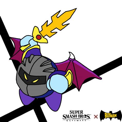 Smash Art Stylish 27 Meta Knight X The Batman By Batkmesser2002 On