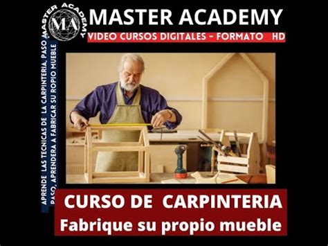 CURSO DE CARPINTERIA BASICO APRENDA PASO A PASO A FABRICAR TUS