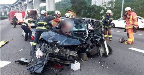 國1林口路段奪命連環車禍釀1死2重傷 起因竟是變換車道不當 社會 Ctwant