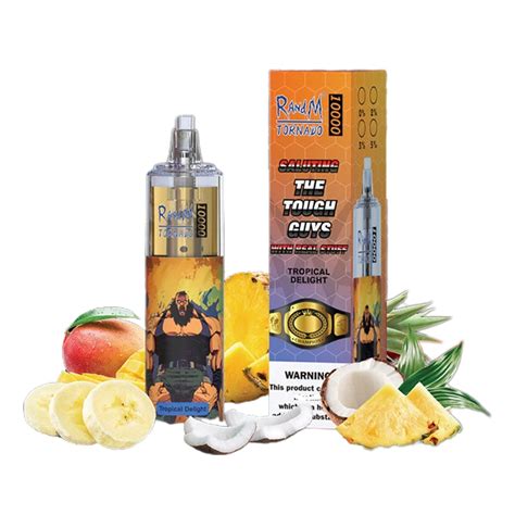 RandM Tornado 10000 Züge 20ml Einweg E zigarette Tropical Delight