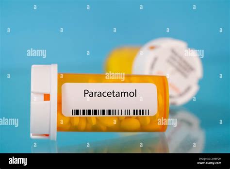 Paracetamol Pastillas De Paracetamol En El Frasco De Medicamentos Con