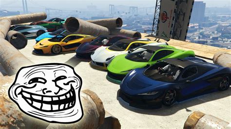 CARRERA TROLL NO TE FIES GTA V ONLINE YouTube