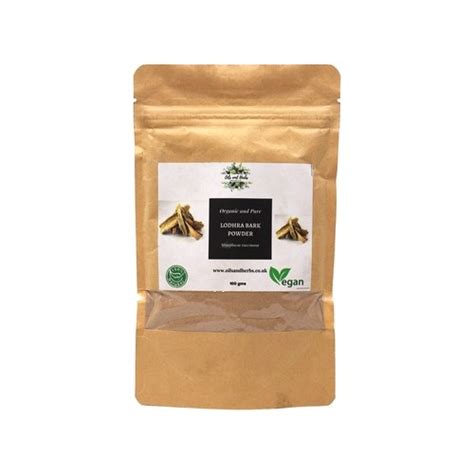 Organic Lodhra Bark Powder Symplocos Racemosa Pure Clean And