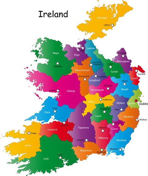 Map of Ireland Counties | ... Ireland Locator Map • Ireland Travel ...