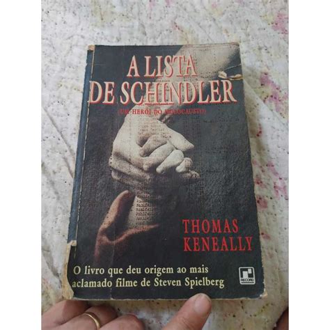 A Lista De Schindler LIVRO USADO Shopee Brasil