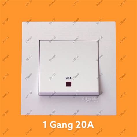 Schneider Vivace Switch Socket 13a15a1gang 20a1gang Bell1gang2gang 250v 3pin Shopee Malaysia