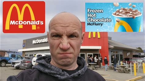 McDonald S New Frozen Hot Chocolate McFlurry YouTube