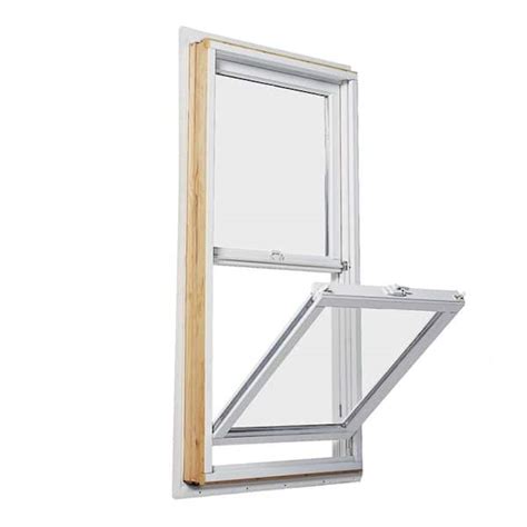 Andersen 35.5 in. x 56.5 in. 200 Series Double Hung Wood Window with White Exterior DH3049