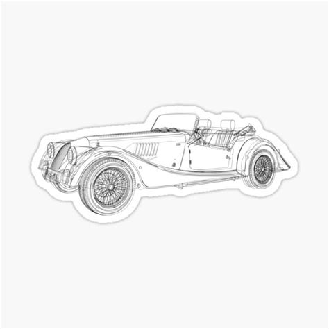 Morgan Outline Sticker For Sale By Quirkytales Redbubble