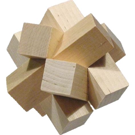 The Cube European Wood Puzzles Puzzle Master Inc