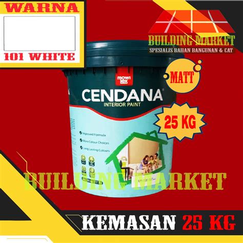 Jual CAT PLAFON CAT TEMBOK MOWILEX CENDANA INTERIOR 25 KG PAKET