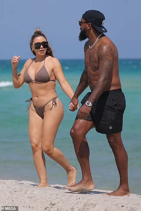 Larsa Pippen Shows Off Her Booty In Thong Bikini While Kissing Marcus