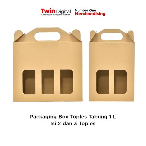 Packaging Box Toples Tabung L Isi Pcs Twindigital Id