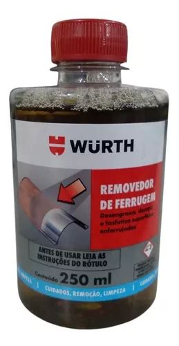 Removedor De Ferrugem Wmax Anti Oxidante Corrosão Wurth250ml MercadoLivre