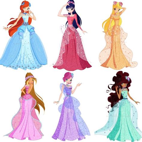 Winx Club Season Royal Princess By Parti Elbisesi Moda Tasar M