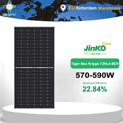 Jinko Solar N Type Complete Pannelli Fotovoltaici Price 590w 585w 570w