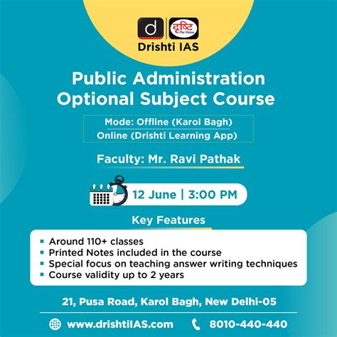 Drishti Ias English On Twitter Choosing Public Administration As Your