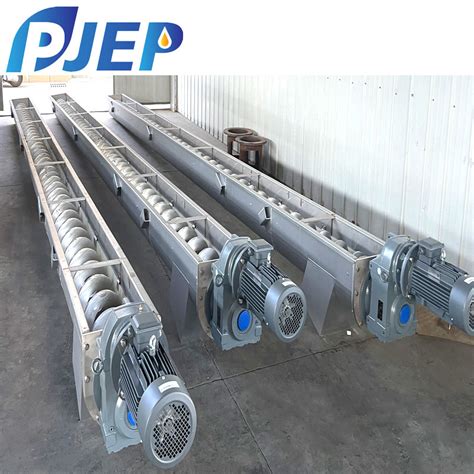 Iso Sgs Stainless Steel Conveying Device Sludge Dewatering Spiral Auger