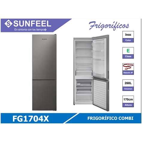 Frigorifico Sunfeel Fg X Combi Litros Alto Ancho Fondo