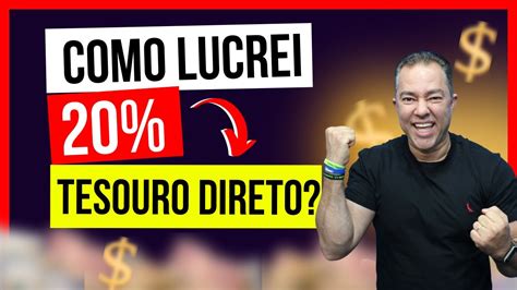 Tesouro Direto Em Alta Lucro De Descubra Como Lucrei Youtube