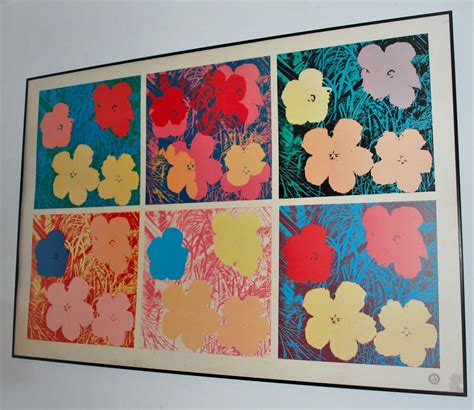 andy warhol flowers  warhol foundation stempel eerste