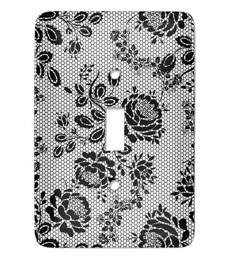 Custom Black Lace Light Switch Cover | YouCustomizeIt