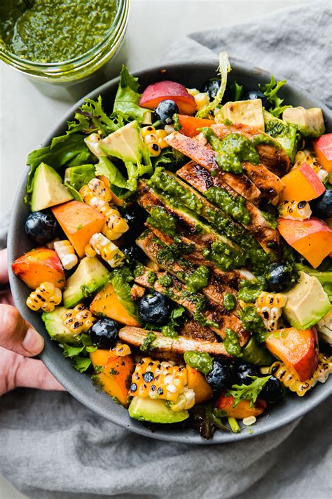 Summer Chicken Cobb Salad With Charred Corn Recipe Little Spice Jar