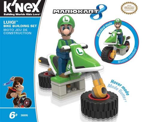 Luigi Standard Bike (Mario Kart 8) – KNEX Database