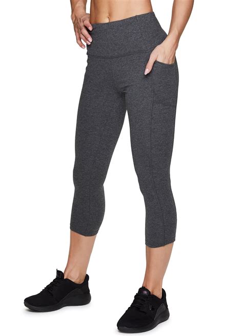 Rbx Rbx Active Womens Basic Cotton Spandex Capri Legging With