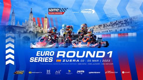 IAME Euro Series 2023 Round 1 Zuera Spain Saturday Live Stream