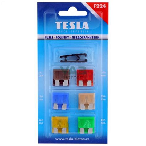 Купить Предохранители флажковые (комплект 5-30 А) Tesla / F224