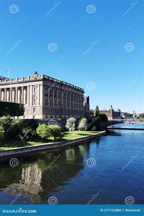 Parliament House Building in Stockholm, Sweden on a Sunny Day Stock ...