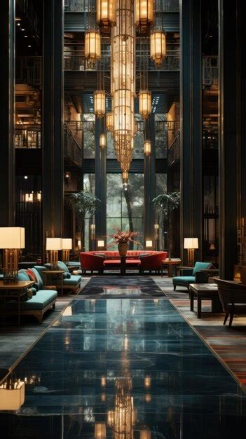 Premium AI Image Hot Lobby Space UHD Wallpaper