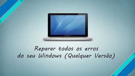 Corrigir Todos Os Erros Do Seu Windows 788110 Sem Programas Youtube