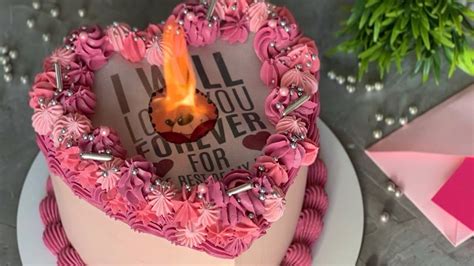 New Trend Burn Away Cake Valentines Day Youtube