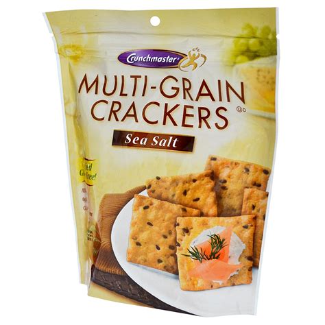 Amazon Crunchmaster Multi Grain Crackers Sea Salt 4 5 Oz 127 G