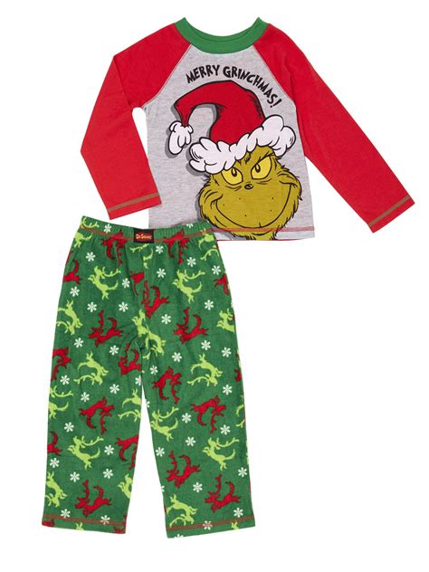 Dr Seuss Dr Seuss The Grinch Christmas Graphic Long Sleeve Top