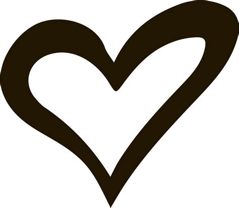 Black Heart Vector Png Photos Png Mart