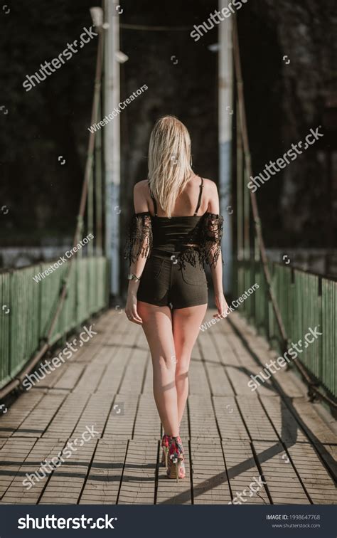 Back View Sexy Blonde Female On Stock Photo Shutterstock