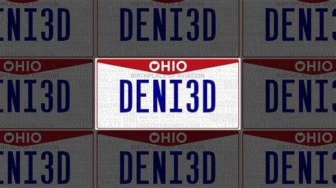 Ohio Vanity License Plates Rejected In 2021