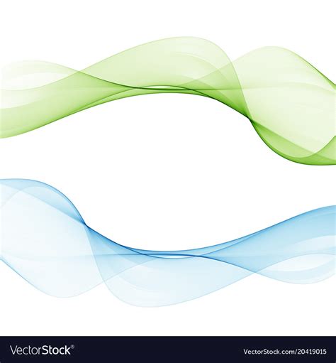 Abstract wave background blue and green Royalty Free Vector