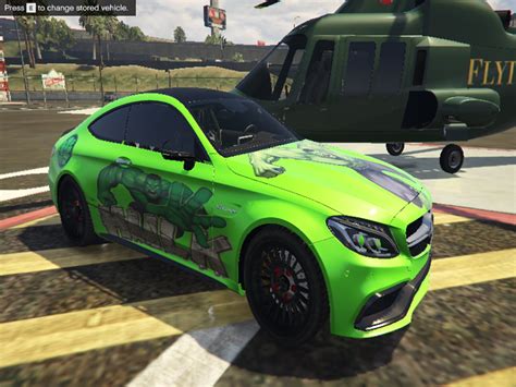 Mercedes Benz C Hulk Livery Gta Mods