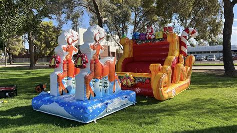 Inflatable Santa Sleigh Rental for Photos | BYB Event Services