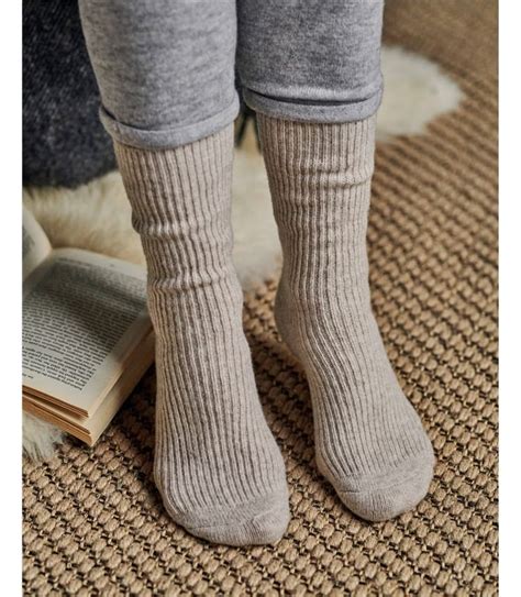 Porridge Womens Cashmere Merino Bed Socks Woolovers Us