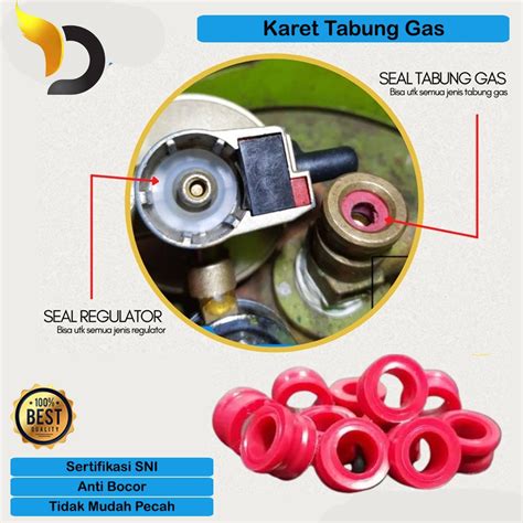 Jual Karet Tabung Gas Elpiji 3 Kg 5 Kg 12 Kg Anti Bocor SNI Karet Seal