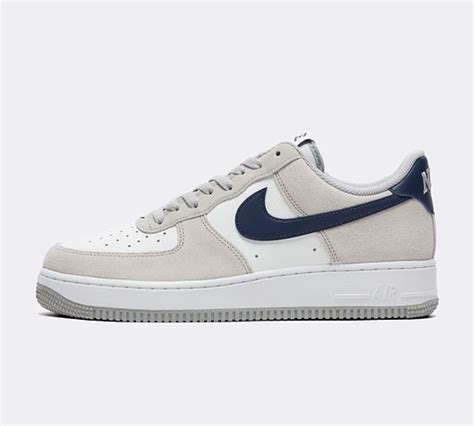 Nike Air Force 1 Low Trainer Light Smoke Grey Summit White Footasylum