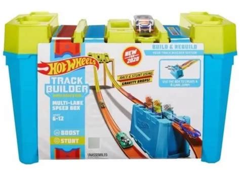 Pista Hot Wheels Box Velocidade Pistas Múltiplas Glc