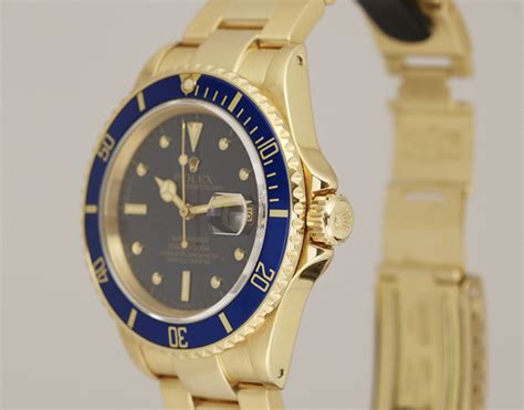 Rolex Yellow Gold Submariner Date Ref 16808 Rolex Passion Market