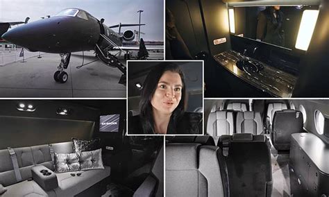 Entrepreneur Proudly Flaunts Her Ultra Lavish 21 Million All Black Private Jet After Spending